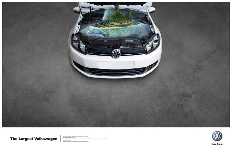 大眾汽車廣告 最大的大眾the largest volkswagen 2