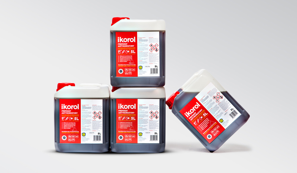 上海包裝設(shè)計(jì)公司-波蘭Ikorol金屬防銹漆防腐漆包裝設(shè)計(jì)（塑料桶裝包裝設(shè)計(jì)）