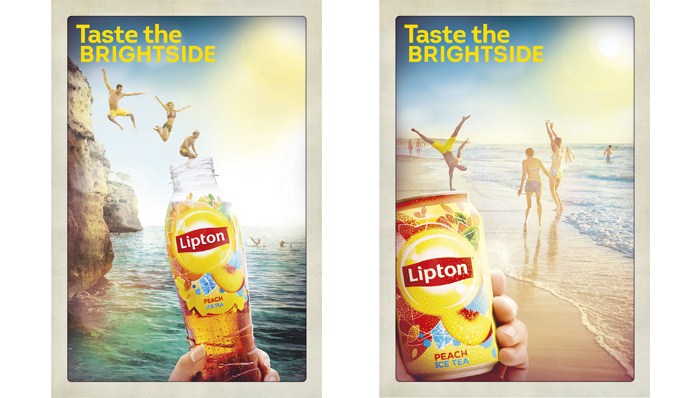 聯(lián)合利華立頓冰紅茶全球品牌形象重塑、平面廣告設(shè)計(jì)