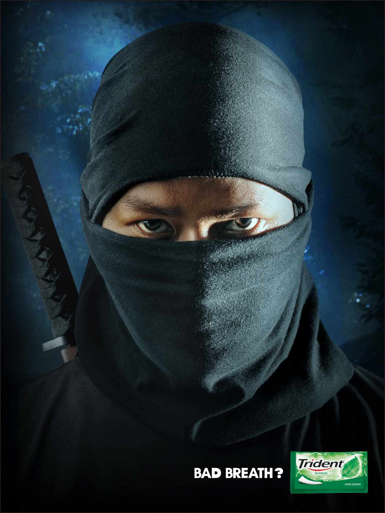 Trident 口香糖平面廣告創(chuàng)意設(shè)計(jì)—上海尚略廣告公司2—圍巾篇