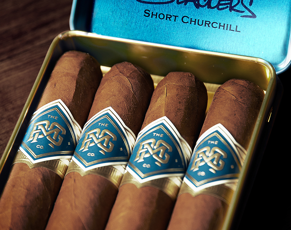 古巴 BG MEYER雪茄煙草包裝設計——上海包裝設計公司-藍色標簽標志設計