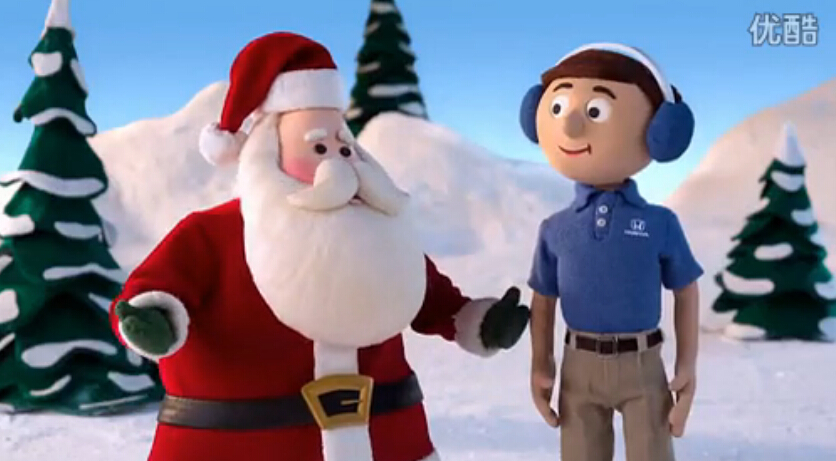 上海尚略廣告策劃公司分享：honda 本田經(jīng)銷商圣誕CRV車型促銷廣告-CRV車型