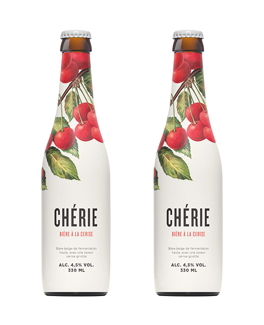 Chérie 櫻桃味小麥啤酒包裝設(shè)計(jì)-上海尚略包裝設(shè)計(jì)公司1