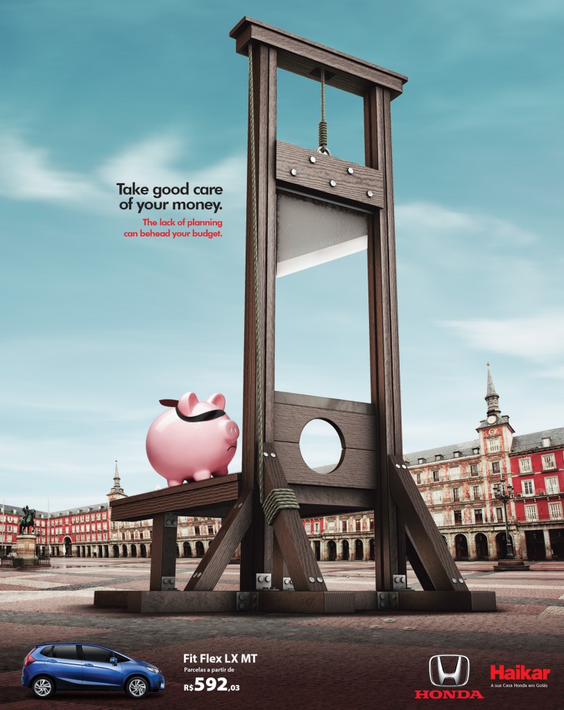 本田飛度“照顧好你的錢”汽車平面廣告創(chuàng)意設(shè)計-上海廣告設(shè)計公司分享-腰斬篇