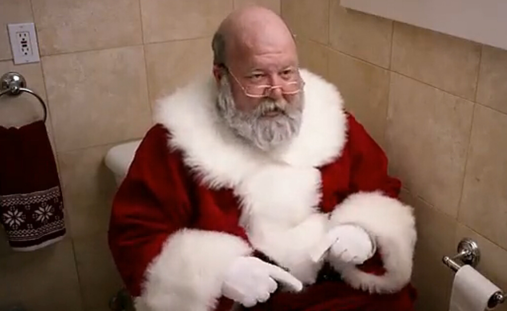 尚略上海廣告策劃公司分享：大便清洗劑PooPourri圣誕幽默廣告