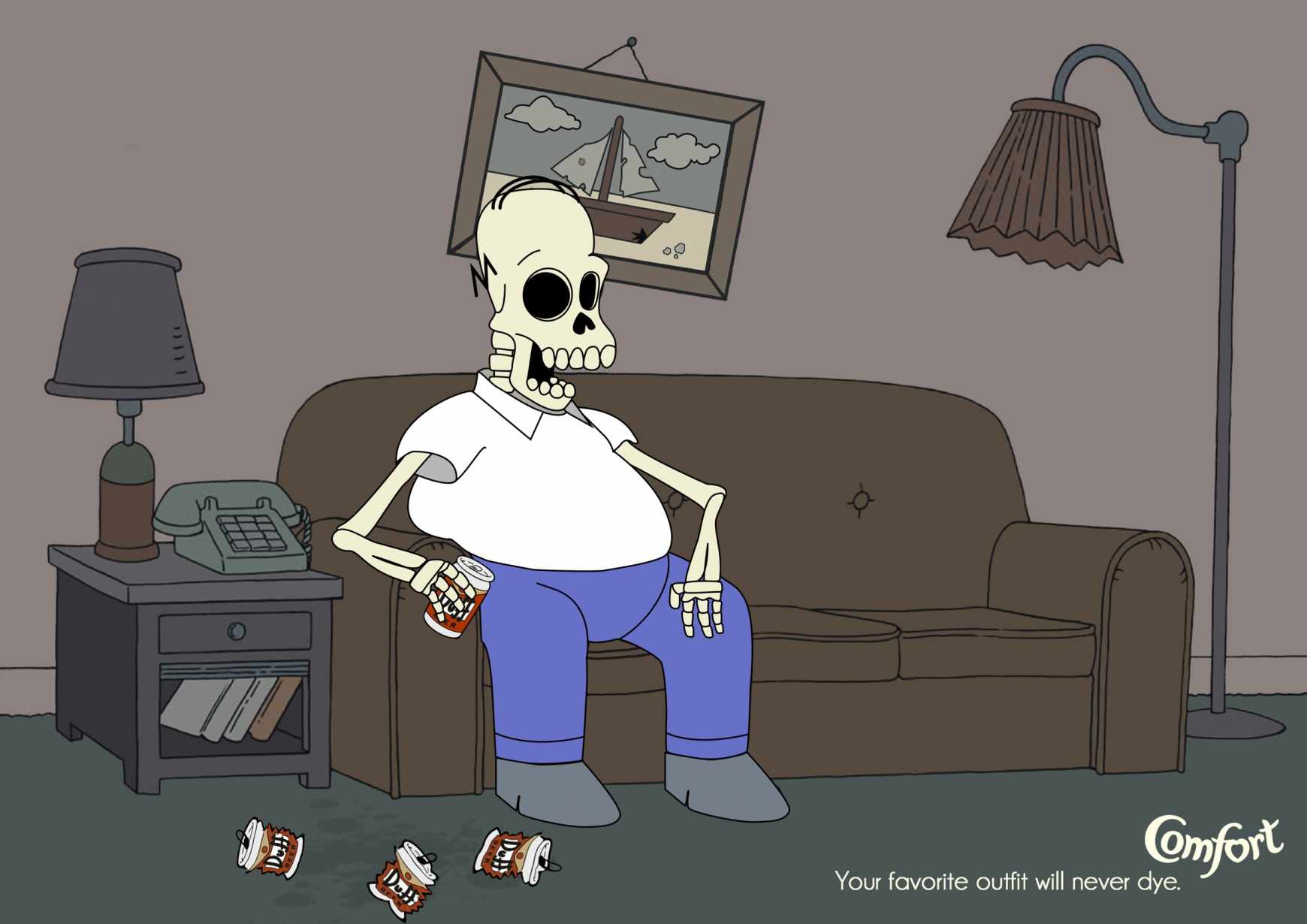 Comfort金紡衣服護理劑“不朽的衣服”系列平面廣告創(chuàng)意設(shè)計3