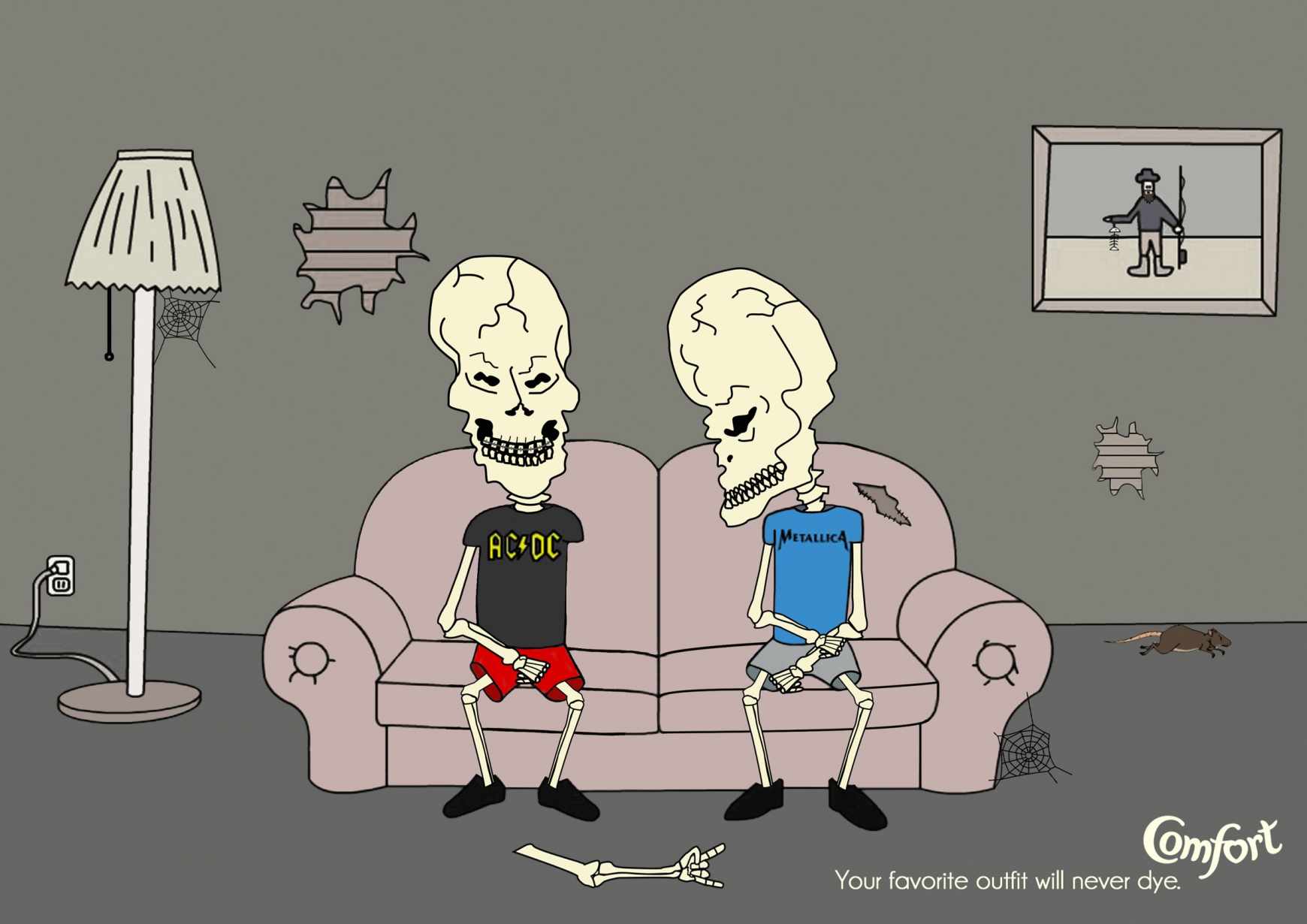 Comfort金紡衣服護理劑“不朽的衣服”系列平面廣告創(chuàng)意設(shè)計2