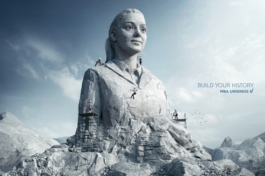 巴西Unisinos大學(xué)MBA課程招生平面廣告創(chuàng)意設(shè)計(jì)-上海尚略廣告策劃公司國外廣告欣賞-女人篇