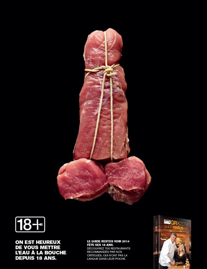 國外無節(jié)操廣告創(chuàng)意——餐廳指南雜志平面廣告創(chuàng)意設(shè)計(jì)欣賞2