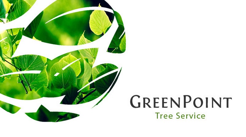 GreenPoint 綠點景觀綠化服務(wù)公司標志設(shè)計1-尚略廣告標志設(shè)計公司