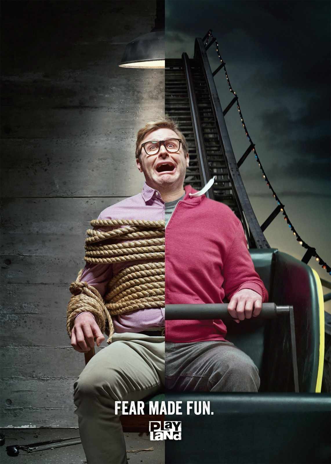 2.1.上海廣告設(shè)計(jì)公司國(guó)外平面廣告分享“繩子捆綁篇”——Playland游樂(lè)場(chǎng)平面廣告創(chuàng)意設(shè)計(jì)-上海尚略廣告公司