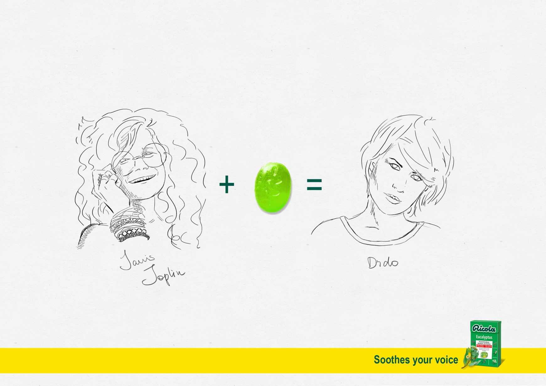 利口樂（Ricola）潤(rùn)喉糖平面廣告創(chuàng)意設(shè)計(jì)3