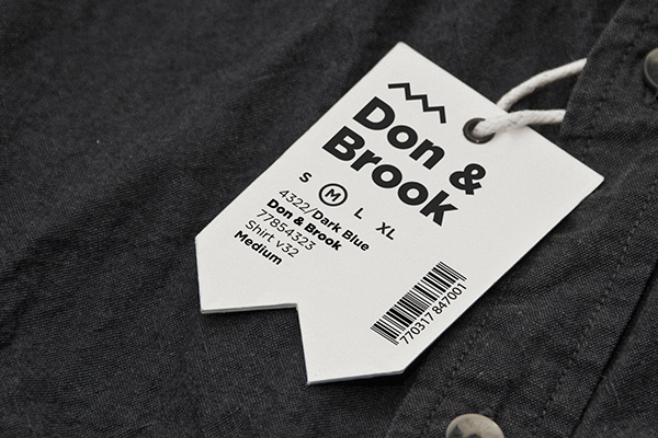 上海品牌設(shè)計(jì)公司設(shè)計(jì)分享——埃及Don & Brook 男裝品牌標(biāo)志設(shè)計(jì)——服裝標(biāo)簽設(shè)計(jì)