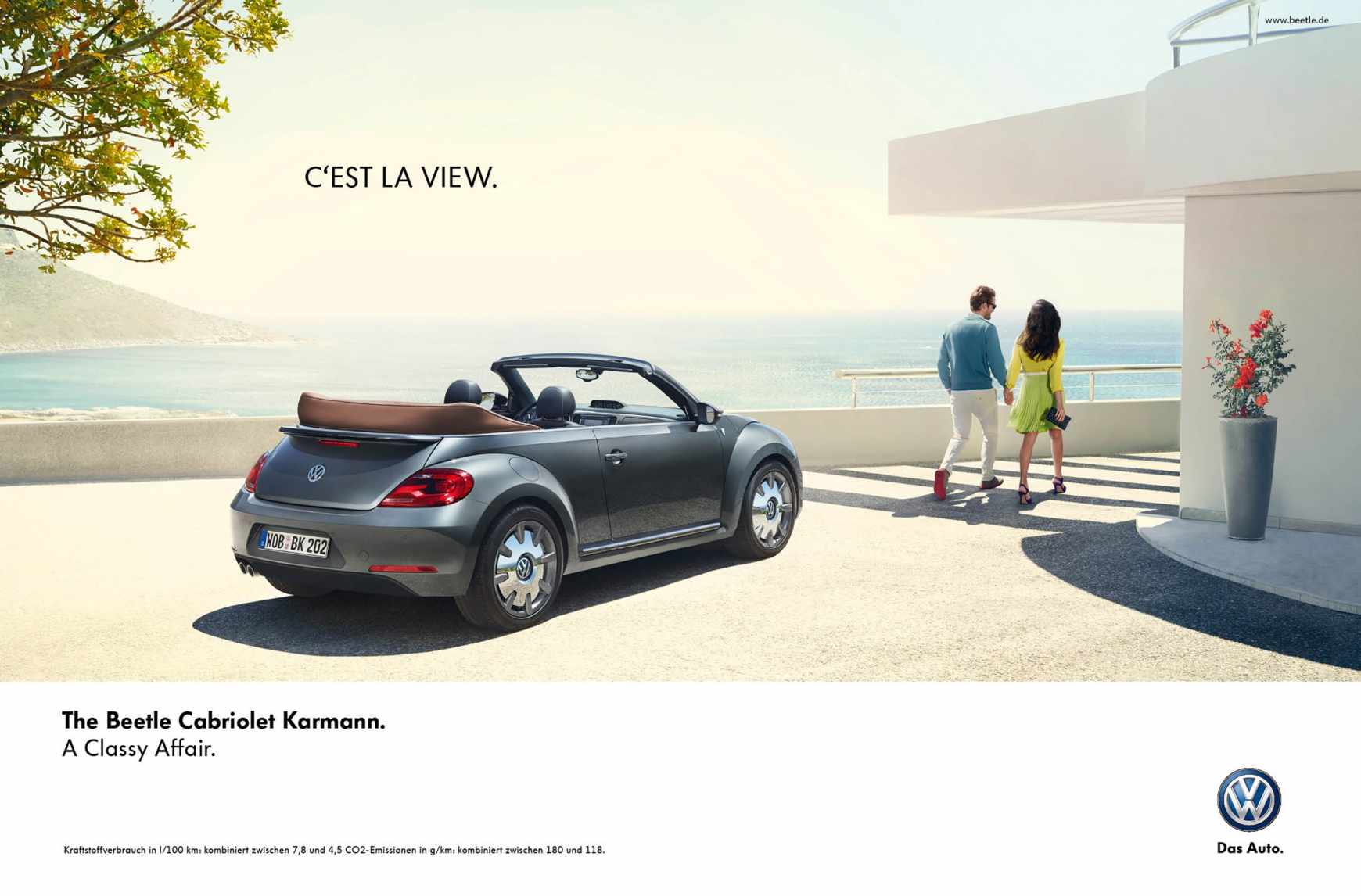 上海廣告設(shè)計(jì)公司佳作分享——大眾敞篷車平面廣告畫面4-攜手廣告