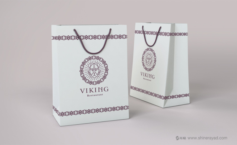 Viking餐廳餐飲大胡子師傅VI設(shè)計-品牌手提袋設(shè)計-上海餐飲VI設(shè)計公司17