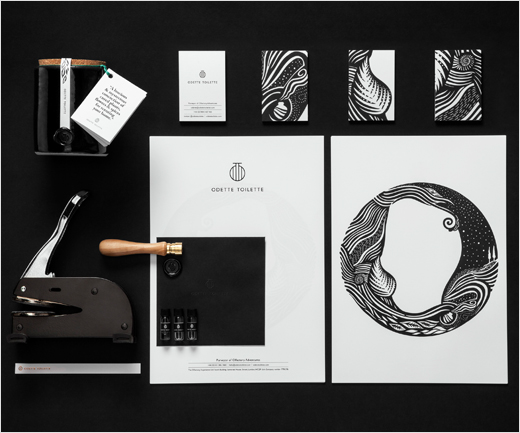 Odette 香水黑白色風(fēng)格VI設(shè)計(jì)品牌視覺(jué)形象設(shè)計(jì)-上海VI設(shè)計(jì)公司3