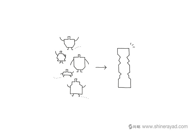 上海包裝設計公司設計欣賞：巴黎KENZO中性香水瓶型造型設計包裝設計-設計理念2