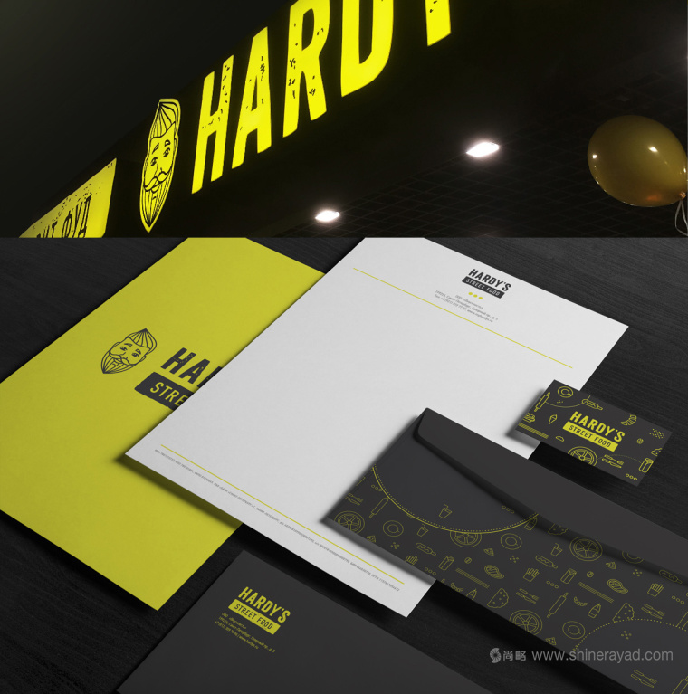 Hardy''s 咖啡漢堡披薩快餐連鎖餐飲品牌VI形象設(shè)計-上海餐飲品牌VI設(shè)計公司4