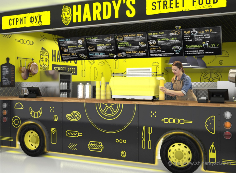 Hardy''s 咖啡漢堡披薩快餐連鎖餐飲品牌VI形象設(shè)計-上海餐飲品牌VI設(shè)計公司7