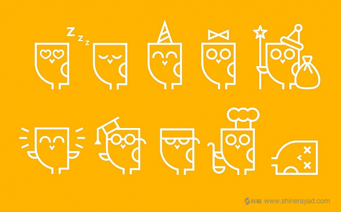 Смартори 零售超市賣場小鳥LOGO設(shè)計品牌VI形象設(shè)計-上海VI設(shè)計公司5