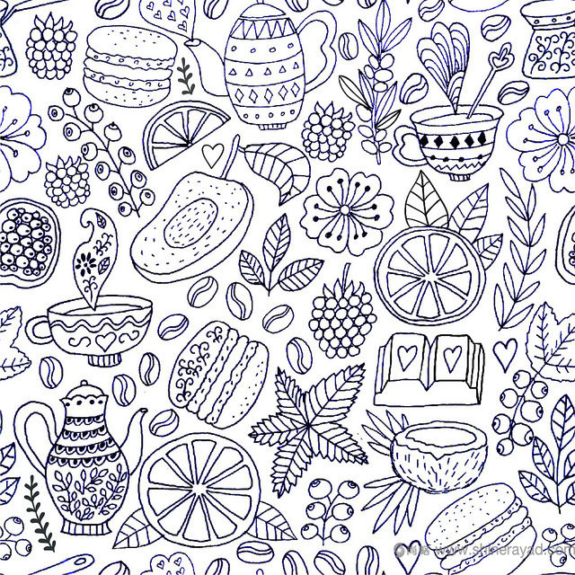 上海甜品包裝設(shè)計(jì)公司分享：Macarons手繪花卉插圖風(fēng)杏仁餅蛋糕糕點(diǎn)包裝設(shè)計(jì)6