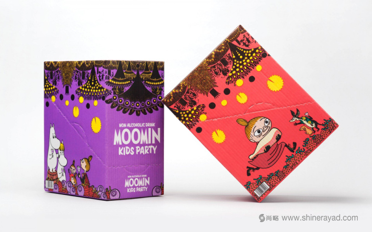 卡通漫畫風(fēng)格moomin授權(quán)果酒包裝設(shè)計-上海包裝設(shè)計公司包裝設(shè)計欣賞1