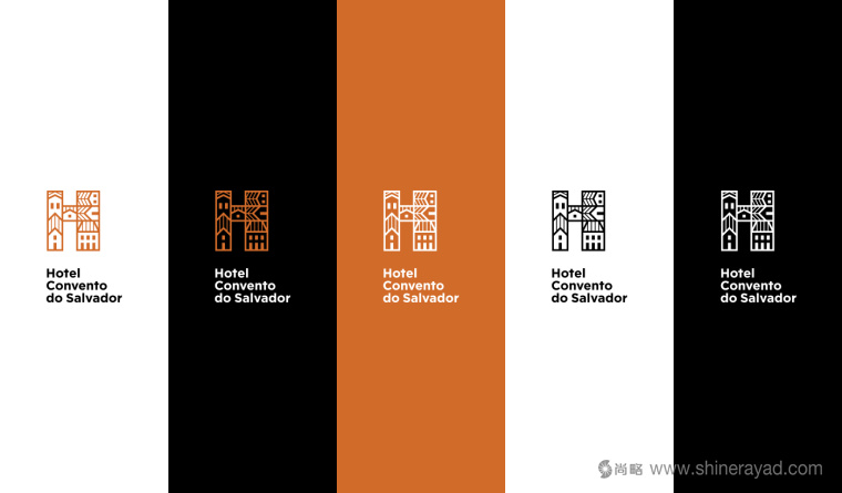 Hotel Convento 酒店H英文字母LOGO設(shè)計(jì)-上海LOGO設(shè)計(jì)公司5