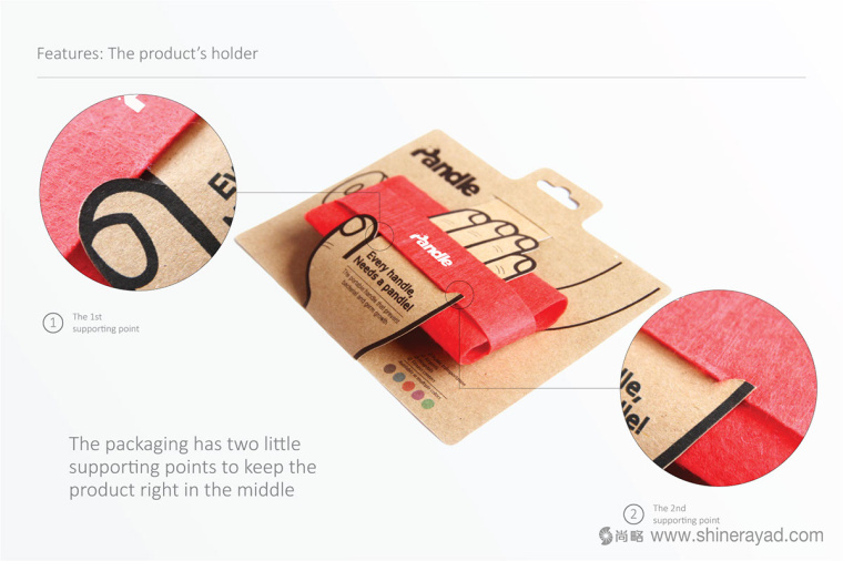 Pandle便攜式橡膠手柄扶手模切刀版包裝設(shè)計-上海包裝設(shè)計公司設(shè)計鑒品10