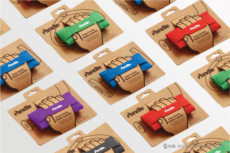 Pandle便攜式橡膠手柄扶手模切刀版包裝設(shè)計-上海包裝設(shè)計公司設(shè)計鑒品16