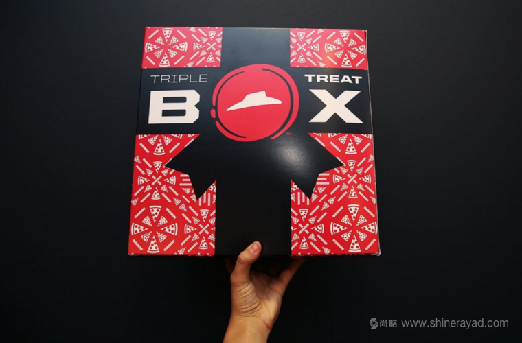 必勝客披薩三只裝比薩盒包裝設(shè)計-上海包裝設(shè)計公司設(shè)計欣賞4