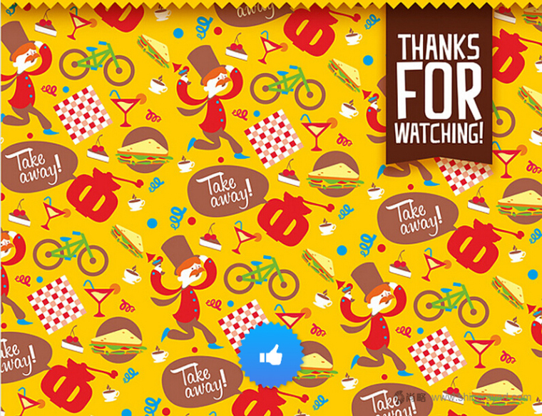 Take away 外面咖啡杯三明治果汁包裝插畫設(shè)計(jì)-餐飲插畫設(shè)計(jì)-上海包裝設(shè)計(jì)公司3