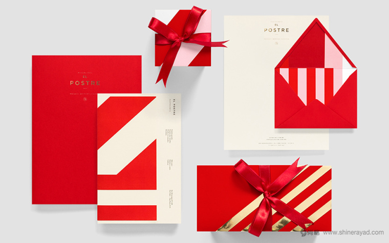 禮品風格 El Postre 面包糕點店甜品店品牌VI形象設計-上海VI設計公司4