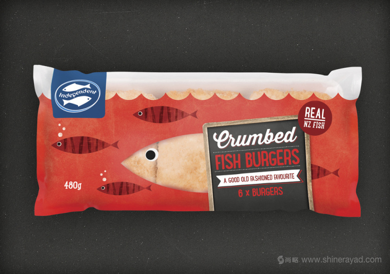 獨立漁業(yè)海魚海鮮水產(chǎn)產(chǎn)品包裝設計-上海包裝設計公司設計品鑒1