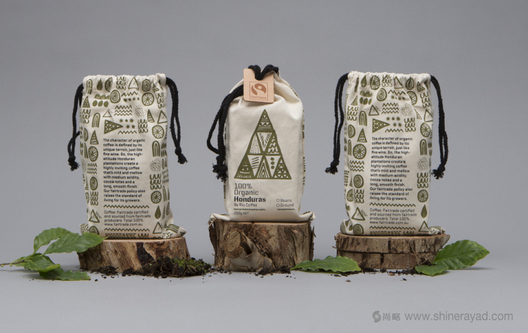 Rio 有機(jī)咖啡豆棉布袋包裝設(shè)計(jì)-上海包裝設(shè)計(jì)公司包裝設(shè)計(jì)欣賞2