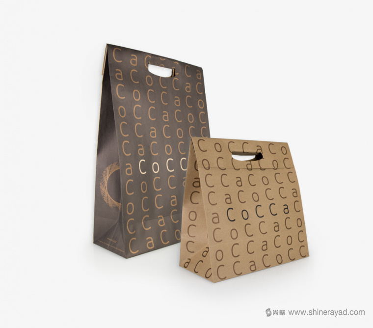 COCCA 時(shí)尚女鞋皮具品牌紙袋包裝設(shè)計(jì)2