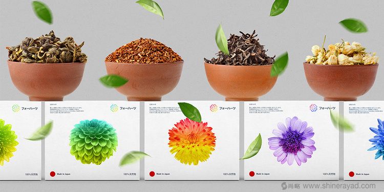 1上海包裝設(shè)計(jì)公司包裝欣賞-FOHATSU 日式花茶茶葉包裝設(shè)計(jì)