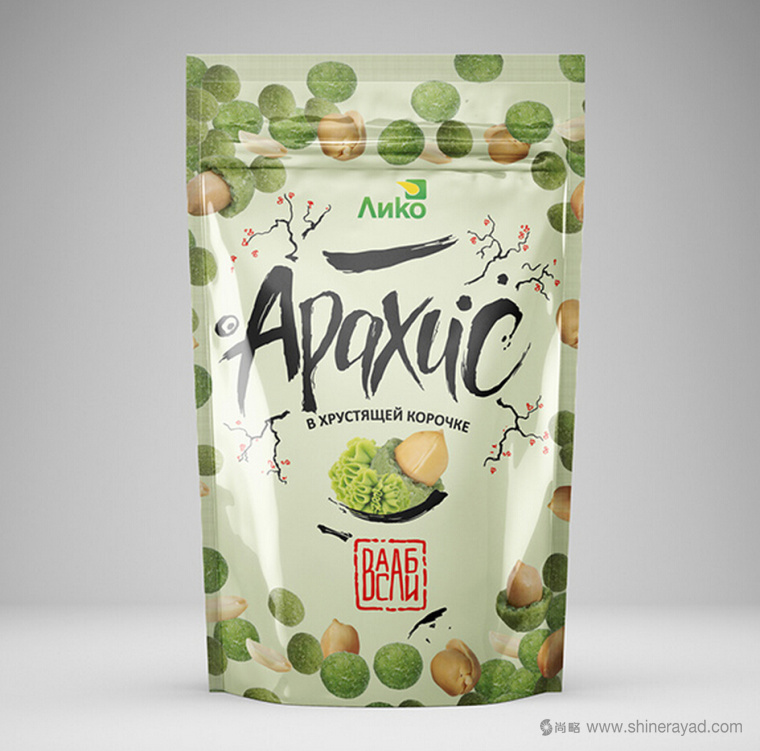 上海食品包裝設計公司設計欣賞：ANKO 花生青豆休閑零食包裝設計4