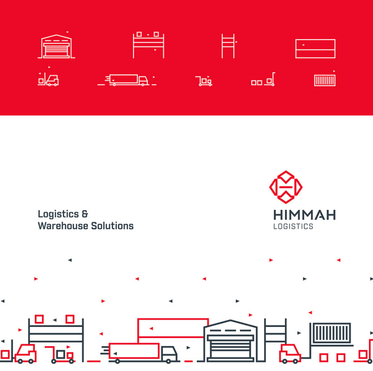 Himmah 物流倉(cāng)儲(chǔ)公司企業(yè)LOGO設(shè)計(jì)-上海LOGO設(shè)計(jì)公司7