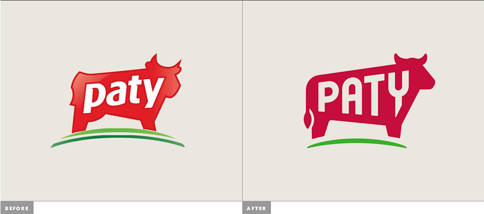 上海LOGO設(shè)計(jì)公司-Paty 阿根廷新牛肉牛排品牌新舊LOGO設(shè)計(jì)對比-2