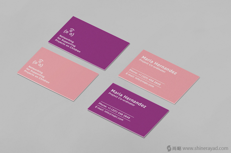 3.上海品牌形象設計公司-NGO 互聯(lián) 網(wǎng)絡支持兒童公益活動品牌形象設計-名片設計