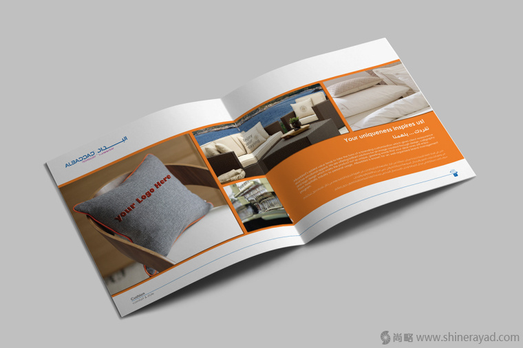 12上海畫冊設計公司-AlBaddad 沙發(fā)布藝靠墊宣傳畫冊設計欣賞