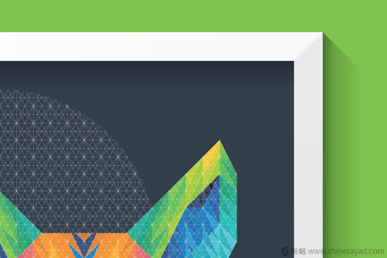 幾何圖形漸變色狐貍矢量插畫設(shè)計(jì)-上海插畫設(shè)計(jì)公司-上海品牌設(shè)計(jì)公司4