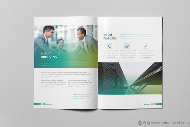 5.上海宣傳冊(cè)設(shè)計(jì)公司分享漸變色系風(fēng)格工業(yè)品企業(yè)宣傳畫(huà)冊(cè)版式設(shè)計(jì)