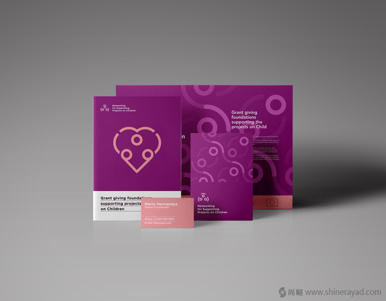 上海品牌形象設計公司-NGO 互聯(lián)網(wǎng)絡支持兒童公益活動品牌形象設計-宣傳冊物料設計