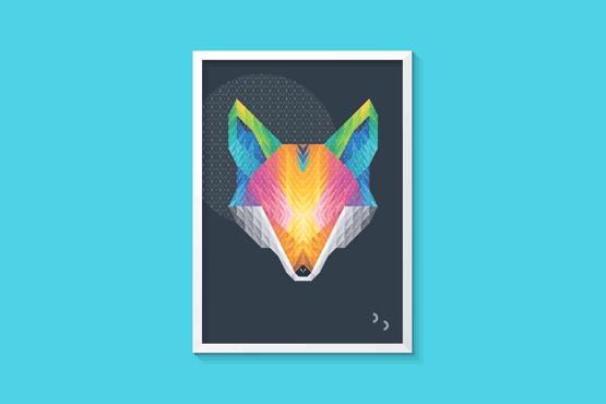 幾何圖形漸變色狐貍矢量插畫設(shè)計(jì)-上海插畫設(shè)計(jì)公司-上海品牌設(shè)計(jì)公司6