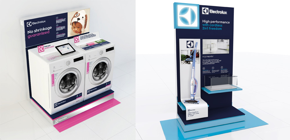Electrolux 伊萊克斯家電貨架設(shè)計
