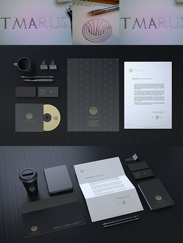 上海logo設計公司分享TMARUS 建筑景觀設計公司logo設計VI設計2