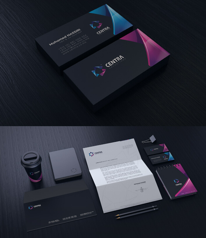 上海標(biāo)志設(shè)計(jì)公司國外設(shè)計(jì)欣賞：Centra 標(biāo)志設(shè)計(jì)品牌識別設(shè)計(jì) 名片設(shè)計(jì)