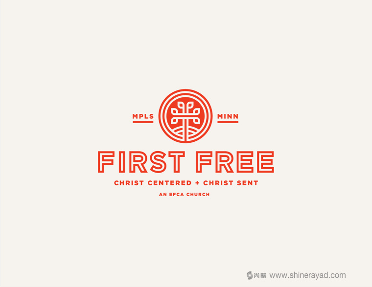 First Free 教會組織宗教協(xié)會LOGO設計-上海LOGO設計公司設計欣賞2