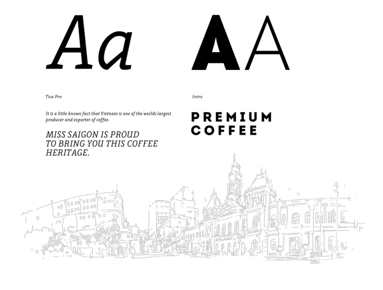 越南西貢小姐咖啡品牌LOGO字體設(shè)計-上海LOGO設(shè)計公司2